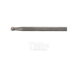 Борфреза сферическая 3x2,5x38 мм, VHM, DM, форма D (серия 900597) GARWIN INDUSTRIAL 900597-3*2,5*38
