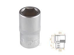 Головка торцевая стандартная шестигранная 1/2", 15 мм AFFIX AF00040015