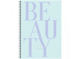 Тетрадь А4 80 л., клет. "Beauty shapes" спираль сбоку, обл. карт., ассорти Greenwich Line NS4c80-38985