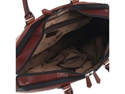 Портфель для документов 41,5*31*10 cм "Don Valentino" кож., коричневый Mano M191940439