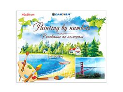 Набор для творчества "Рисование по номерам" 40*50см Мост Золотые ворота Darvish DV-4355-49