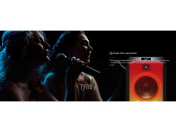 Колонки переносная Bluetooth MIDI-система 80W, караоке, TWS/BT/USB/TF/FM/ДУ Ginzzu GM-215