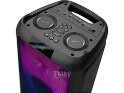 Колонки переносная Bluetooth MIDI-система 80W, караоке, TWS/BT/USB/TF/FM/ДУ Ginzzu GM-215