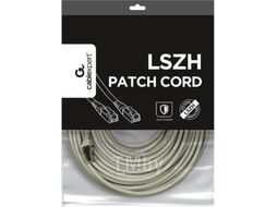 Патч-корд 6A, CU, grey, двойное экранирование CablExpert Gembird PP6A-LSZHCU-30M