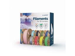 Филамент TPE Yellow 1.75mm 1kg для 3D-принтера Gembird 3DP-TPE1.75-01-Y