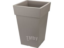 Кашпо ТУБУС 240х240мм 7,5л (французский серый) IDEA М3178