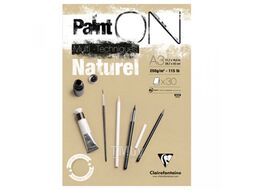 Блок-склейка "PaintOn" А3, 250г/м2, 30л, крафт Clairefontaine 96541C