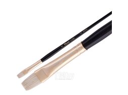 Кисть "Artists Classic" щетина, плоская, на длинной ручке, №8 Pinax 114008