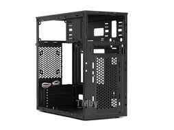 Корпус MiniTower 2*USB2, mATX, ext 5,25", ext 3,5", чёрный CROWN CMC-4220