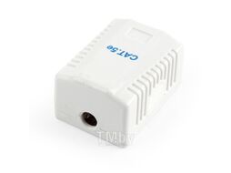 Сетевая розетка cat5E 1jack (неэкранированная) CablExpert Gembird NCAC-1U5E-01