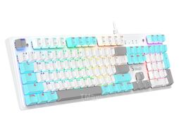 Клавиатура игровая Bloody механическая, Bloody BLMS Red, белая , подсветка A4Tech S510N (белая)