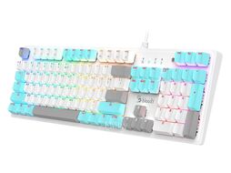 Клавиатура игровая Bloody механическая, Bloody BLMS Red, белая , подсветка A4Tech S510N (белая)
