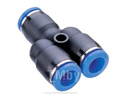 Фитинг цанговый Y-тройник 12 мм, с уплотнением, пластм. корпус GARWIN PRO 808525-Y-12-12-12