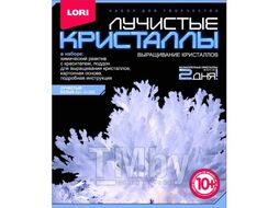 Набор для детского творчества - Выращивание кристаллов. Лучистый кристалл "Белый кристалл" LORI Лк-006