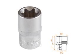 Головка торцевая TORX Е-стандарт 1/2", E20 AFFIX AF00043020