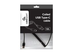 Кабель USB2 Type-C Type-C(вилка)-USB(вилка) 1,8м спиральный Gembird CC-USB2C-AMCM-6