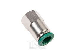 Цанговый разъем F1/4" 10 мм, с уплотнением, металлический корпус GARWIN PRO 808520-10-14-0