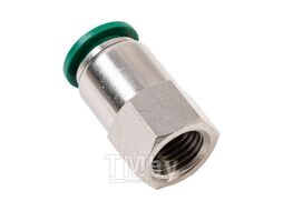 Цанговый разъем F1/4" 10 мм, с уплотнением, металлический корпус GARWIN PRO 808520-10-14-0