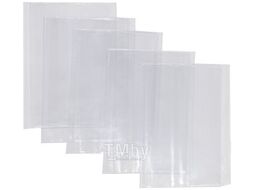Обложка для книг и тетрадей с клап.прозр. 46,5x23 см. ПВХ (10шт) Panta Plast 0302-0032-99/01-5180-2