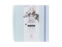 Скетчбук для маркеров "Fashion" 15*15 см, 75 г/м2, 80 л., розовый Малевичъ 401120