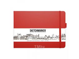 Скетчбук 21*14,8 см, 140 г/м2, 80 л., белый пейзаж Sketchmarker 2314104SM