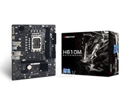 Материнская плата Soc1700 H610 2xDDR4, HDMI 4K, M.2, USB3.1, mATX, Com(int), Glan Biostar H610MH
