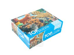 Пазлы 500 элементов Пушистые помощники TOPpuzzle ХТП500-6811