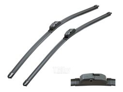 Комплект щеток стеклоочистителя (2шт.) PORSCHE Cayenne 2007>2010, Cayenne II 2010 - 2017, VOLKSWAGEN Touareg 2002>2010, Touareg II 2010>2018, Touareg Van 2011>2014 LYNXauto XF6565S