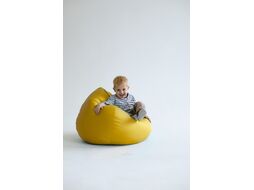 Бескаркасное кресло Kreslomeshki Классик Kinder / 5KO-80x70ZH (желтый)