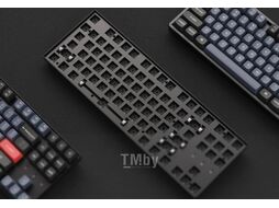 Клавиатура игровая Keychron K8 Pro K8P-J2-RU беспроводная (Gateron G pro Blue Switch), Hot-Swap, USB/Bluetooth, RGB, серый/черный