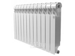 Радиатор биметаллический Royal Thermo Indigo Super+ 500 (4 секции, с монтажным комплектом и угловыми кранами)