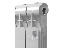 Радиатор биметаллический Royal Thermo Indigo Super+ 500 (4 секции, с монтажным комплектом и угловыми кранами)