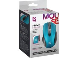 Мышь Defender Prime MB-053 / 52054 (бирюзовый)