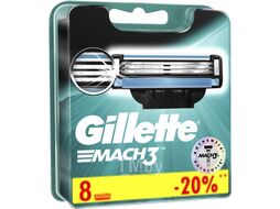 Набор сменных кассет Gillette Mach3 (8шт)