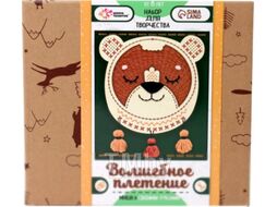 Набор для плетения Школа талантов Волшебное плетение Мишка / 7857282