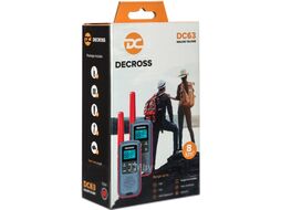 Комплект раций Decross DC63 (2шт, красный)