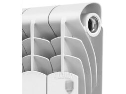 Радиатор биметаллический Royal Thermo Revolution Bimetall 500 (8 секций, с монтажным комплектом и угловыми кранами)