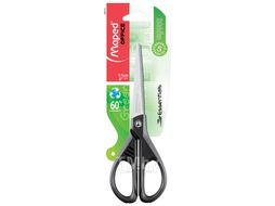Ножницы канцелярские Maped Essentials Green / 468010 (17см, черный/серый)