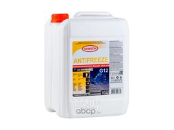 Антифриз Samson EU-Standard G12, 10 кг карбоксилатный жёлтый соответствует RENAULT 41 -01 -001 /-Т (Duster, Logan I, Logan II, Megane,Sandero) , VW TL774 D, NISSAN (Тегтапо, Almera NEW),LADA( Largus) GM 6277M, GM 9986100, MS-9769, FordWSS-M97B51-A3 SAMSON