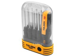 Отвертка со сменными вставками (битами), 8 в 1 TOLSEN TT20039s