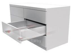 Комплект направляющих мебельных Samet Smart Slide Push Open (полного выдвижения и замками Smart Lock 500мм)