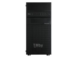 Корпус D250 GINZZU MiniTower, 2*USB2 + Audio на передней панели, 5,25", окно из акрилового стекла, черный