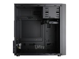 Корпус D250 GINZZU MiniTower, 2*USB2 + Audio на передней панели, 5,25", окно из акрилового стекла, черный