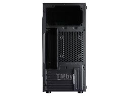 Корпус D250 GINZZU MiniTower, 2*USB2 + Audio на передней панели, 5,25", окно из акрилового стекла, черный