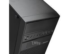 Корпус D250 GINZZU MiniTower, 2*USB2 + Audio на передней панели, 5,25", окно из акрилового стекла, черный