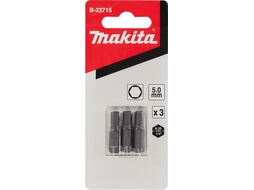 Насадка HEX5.0, 25 мм, C-form, 3 шт. (MAKITA) B-23715