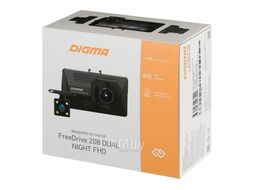 Видеорегистратор Digma FreeDrive 208 DUAL Night FHD черный GP6248