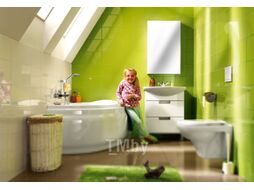 Ванна акриловая Cersanit Joanna 140x90 L (с каркасом)