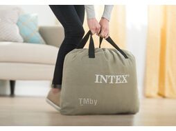 Надувная кровать Intex Queen Comfort Elevated 64164ND (152x203x51, встроенный электронный насос)