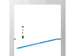 Душевая дверь Triton Уно 80x185 (прозрачное стекло)